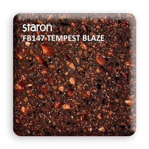 Акриловый камень Staron FB147 TEMPEST BLAZE