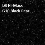 Акриловый камень LG Hi-Macs G10 Black Pearl