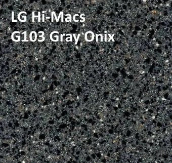 Акриловый камень LG Hi-Macs G103 Gray Onix