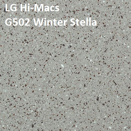 Акриловый камень LG Hi-Macs G502 Winter Stella