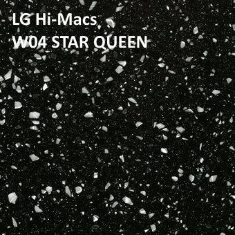 Акриловый камень LG Hi-Macs W04 STAR QUEEN