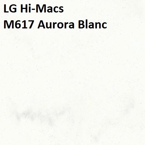 Акриловый камень LG Hi-Macs M617 Aurora Blanc