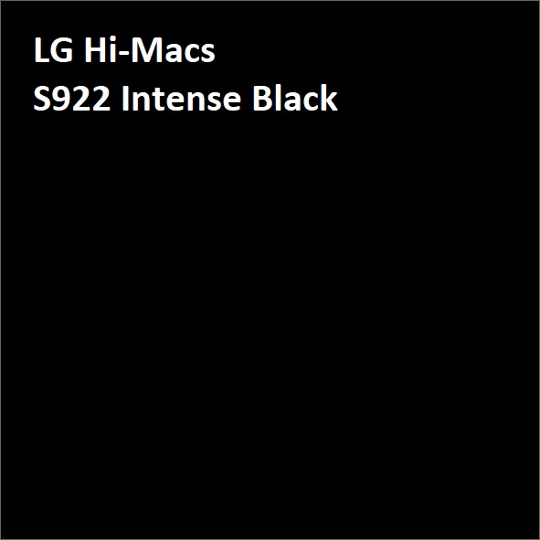 Акриловый камень LG Hi-Macs S922 Intense Black