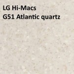 LG Hi-Macs G51 Atlantic quartz