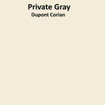 Dupont Corian Private Gray