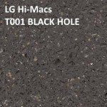 LG Hi-Macs T001 BLACK HOLE