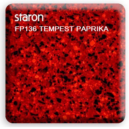 Акриловый камень Staron FP136 TEMPEST PAPRIKA