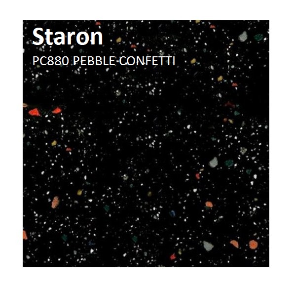 Акриловый камень Staron PC880 PEBBLE CONFETTI