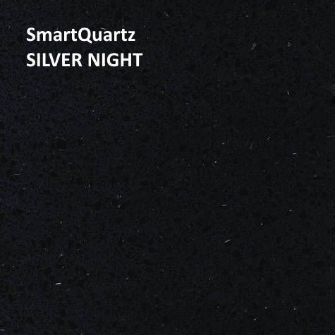 Кварцевый агломерат SmartQuartz Silver Night